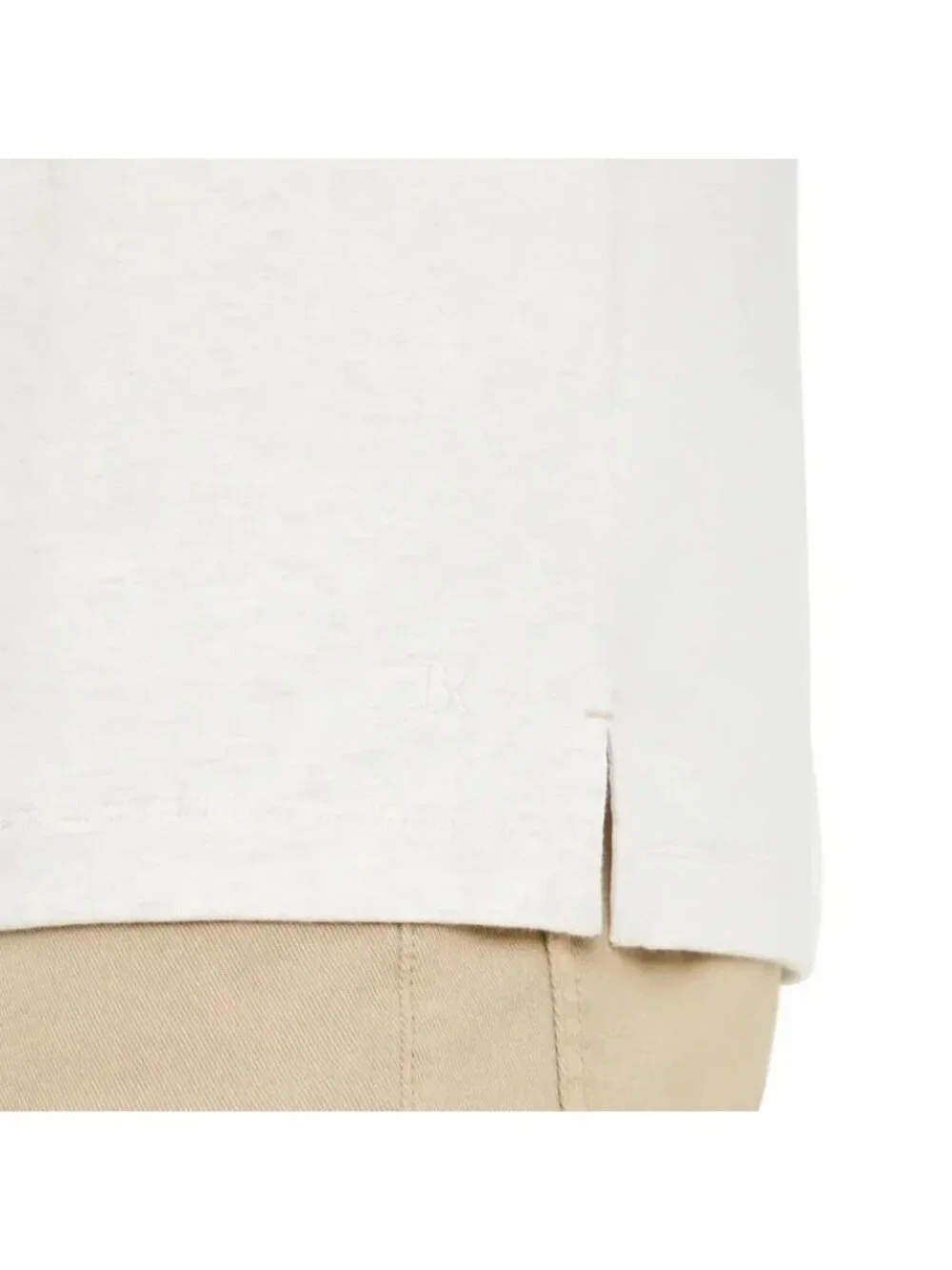 NWT Banana Republic Men's S Luxe Touch  Beige T-Shirt 100% Cotton Short sleeve